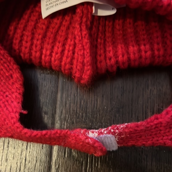🚨4/$13🚨 Target Red Bow Baby Winter Hat - Picture 4 of 5